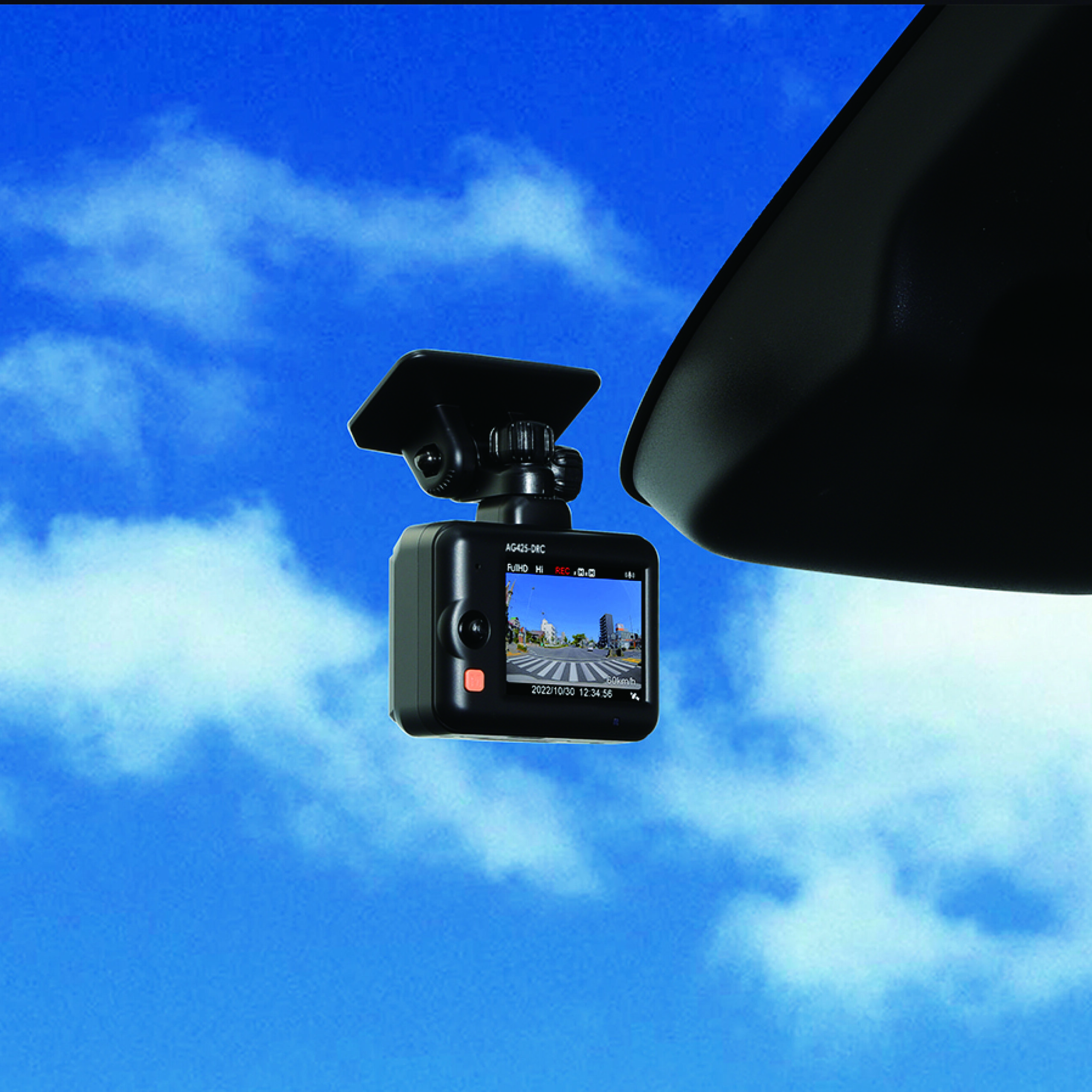 Elut AG425-DRCフロント/リア2カメラタイプ高性能ドライブレコーダー